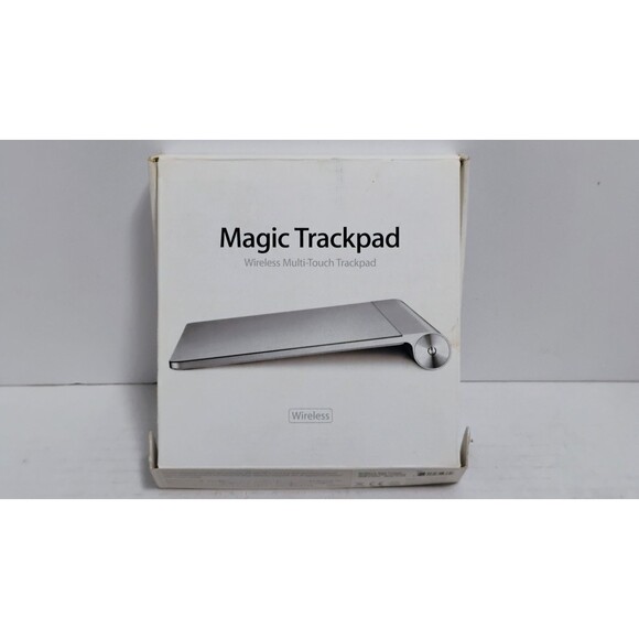 APPLE MAGIC TRACKPAD A1339 WIRELESS BLUETOOTH W BOX TESTED WORKS MISSING GRIP - Picture 3 of 8